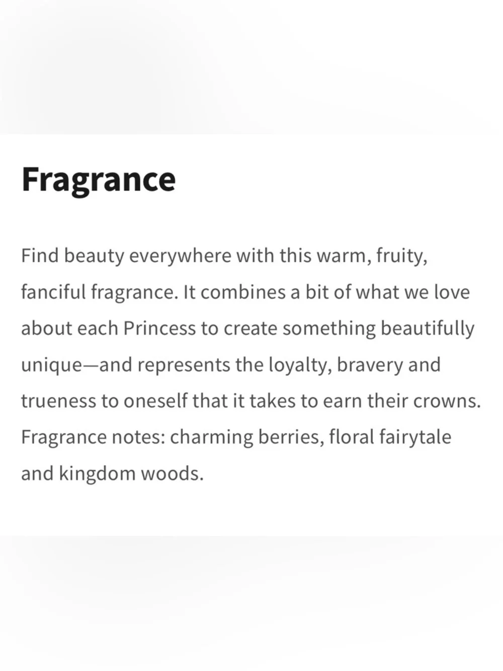 Bath & Body Works Disney Princess 